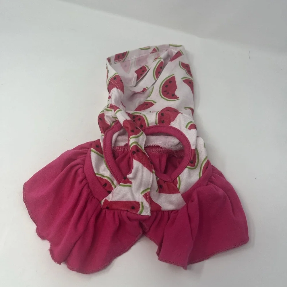 Build a Bear Promise Pet Clothes Watermelon Dress Outfit